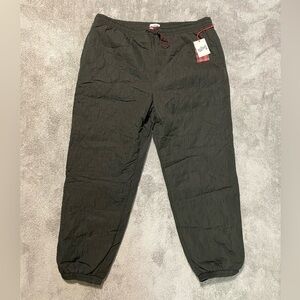 NEW Woolrich x Target Quilted Puffer Jogger Pants Mens 2XLT Olive Green 2025